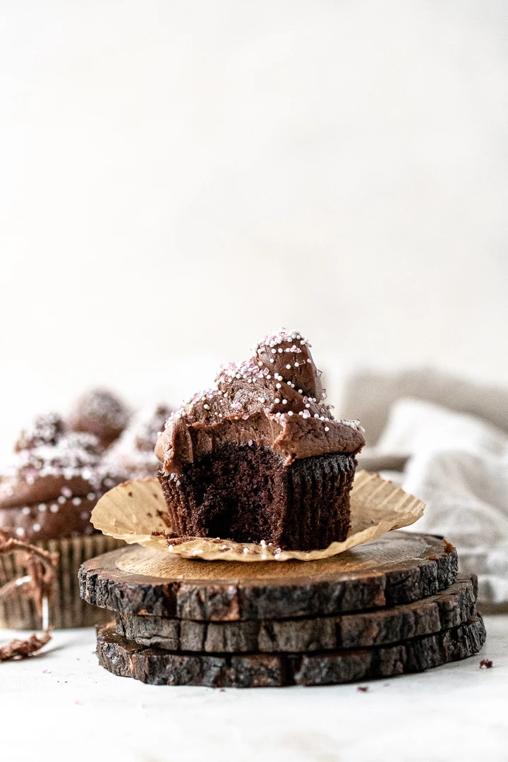 Decadent Double Chocolate Cupcakes