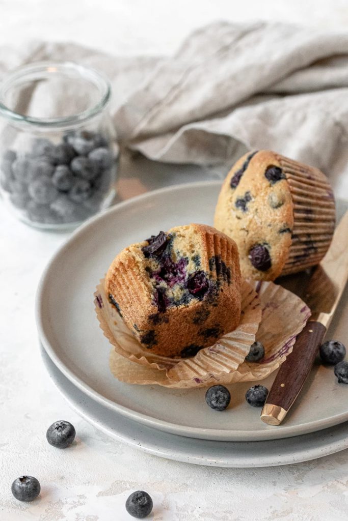 Easy Fluffy Blueberry Muffins - Simply Unbeetable