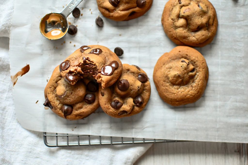 Peanut Butter Chocolate Fudge Stuffed Chocolate Chip Cookies Simply