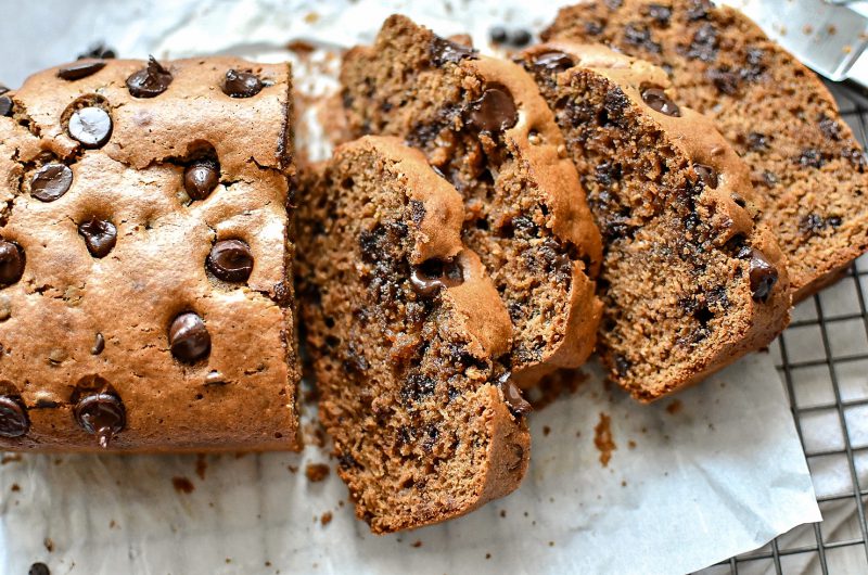 Soft & Dreamy Chocolate Chip Cookie Loaf